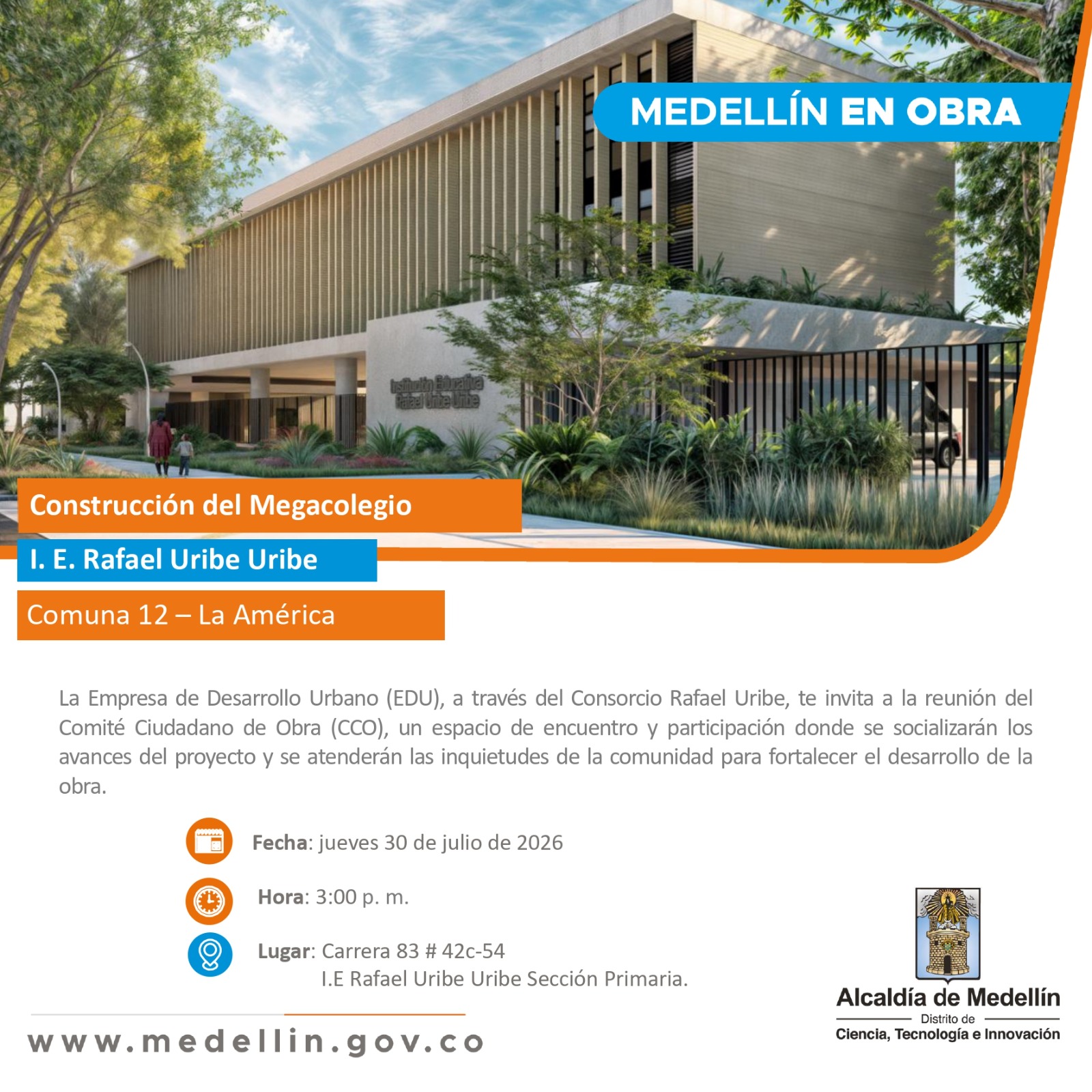 Reunión de comite ciudadano de obra CCO